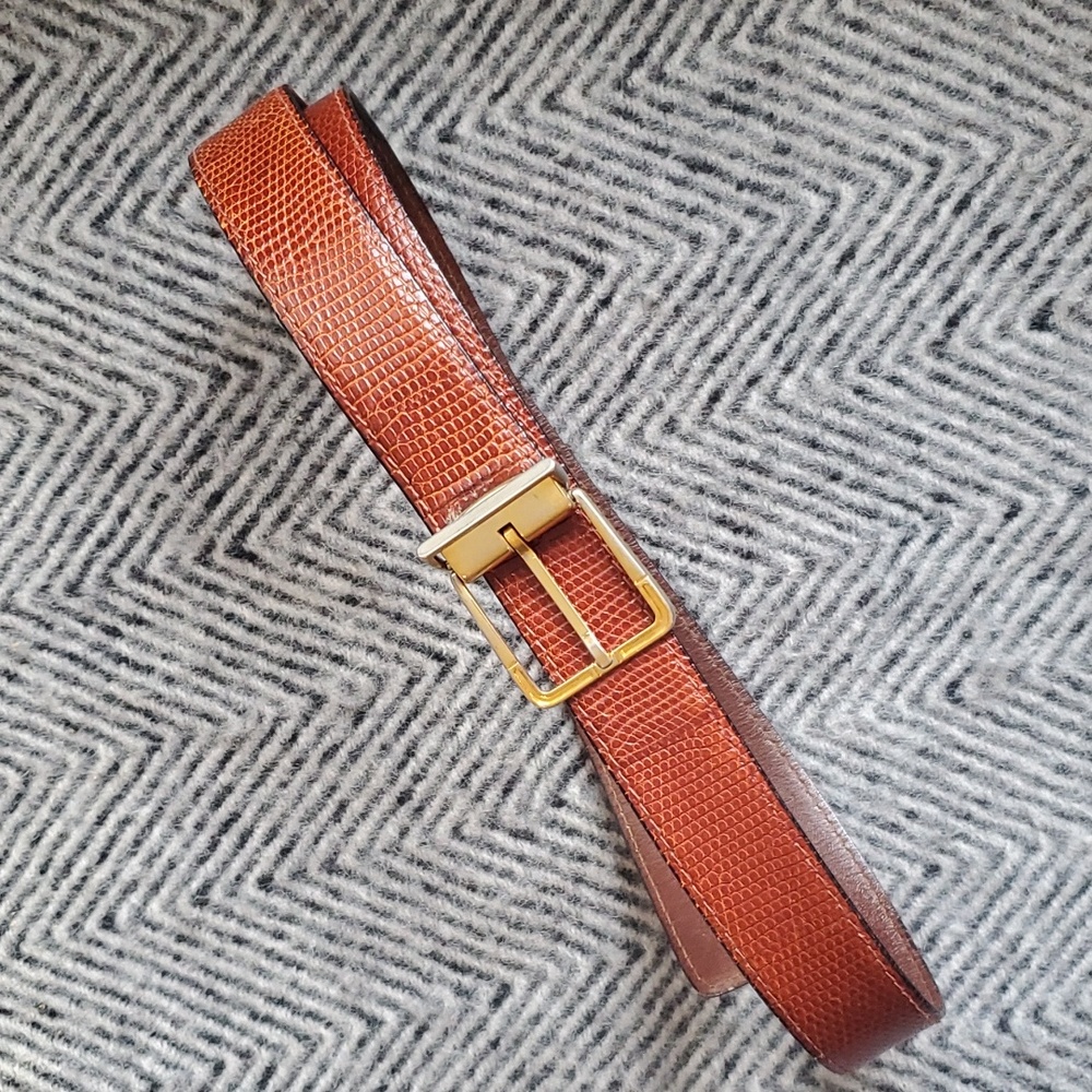 LANVIN Paris Python belt